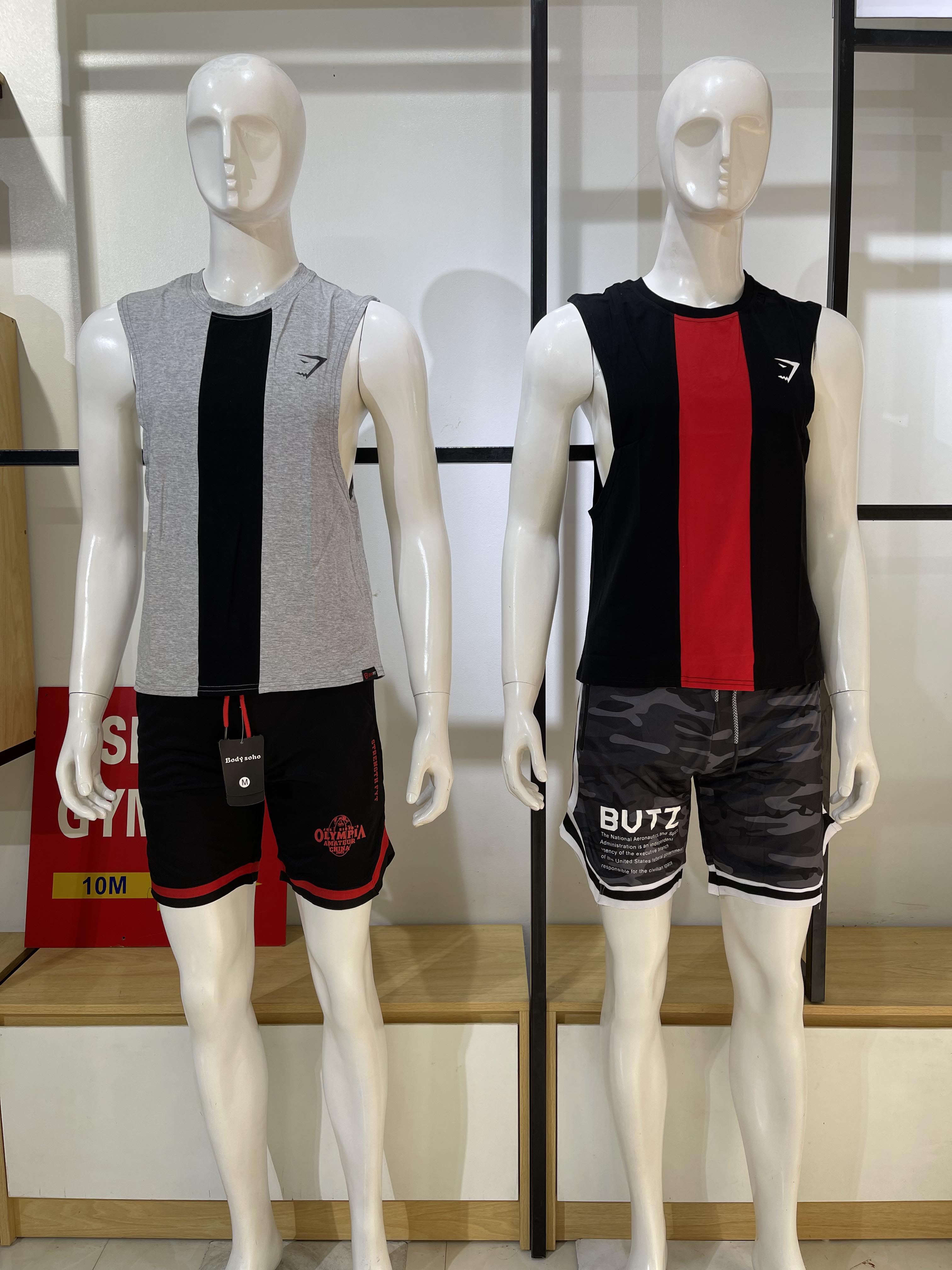 Tank top gymshark phối sọc new giá rẻ