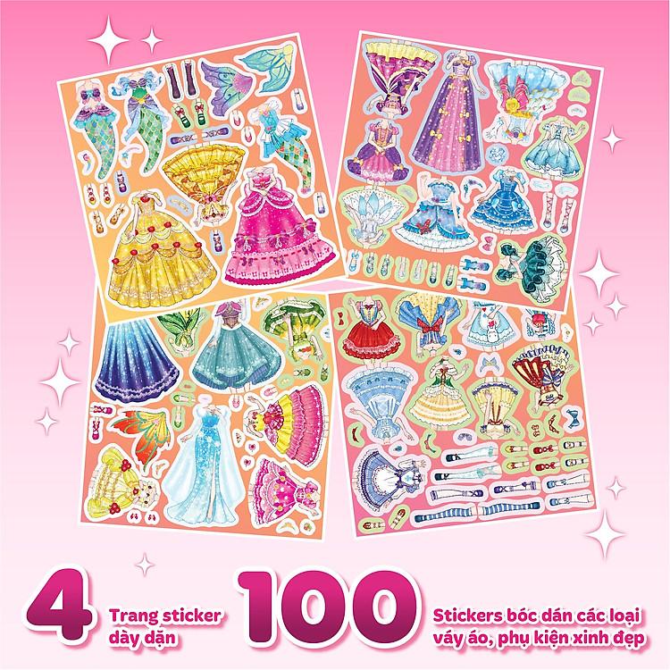 Sách Thời trang Công chúa Cổ tích (4 trang stickers)