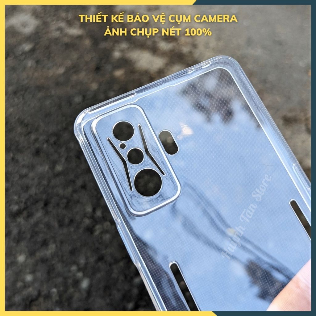 Ốp lưng trong suốt silicon GOR dành cho Xiaomi Redmi K50 Gaming bảo vệ camera dẻo siêu mỏng - Hàng nhập khẩu