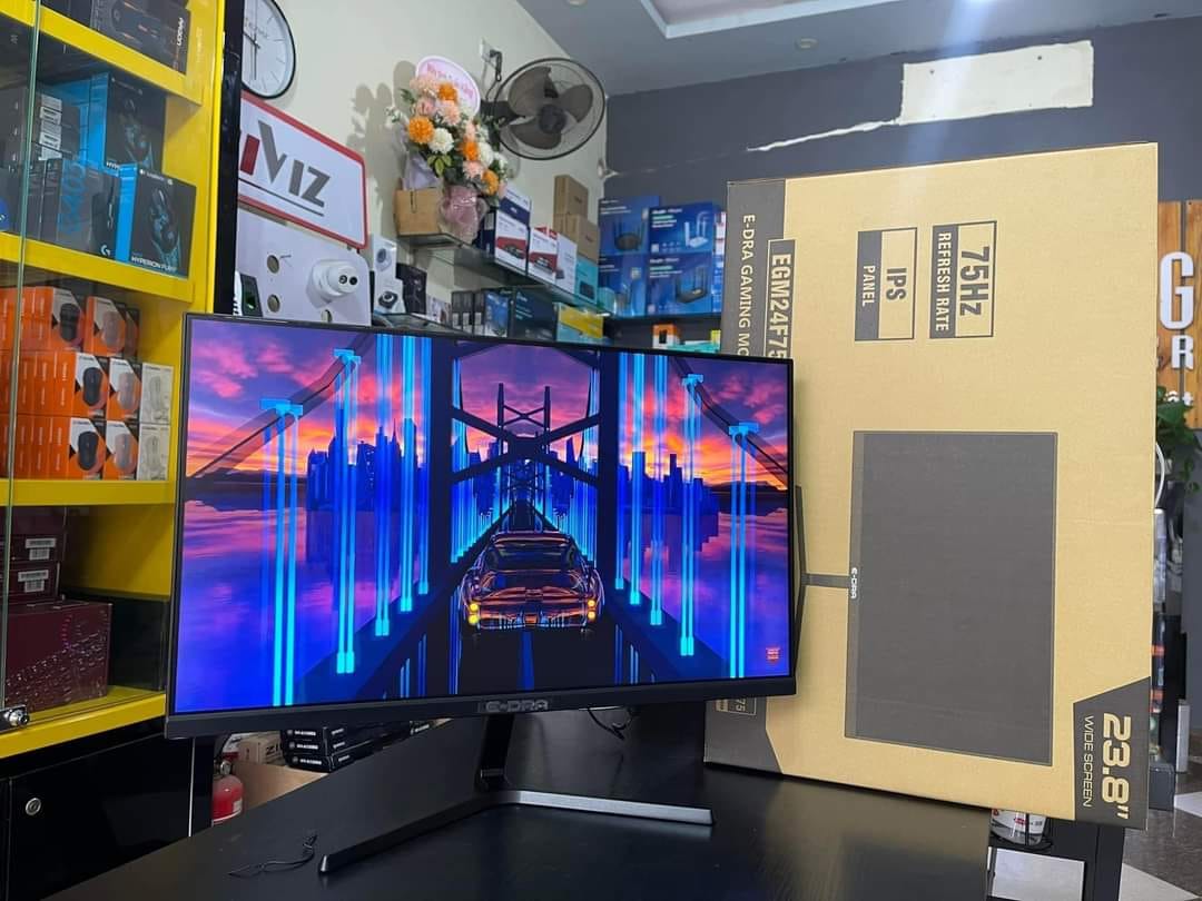 Màn hình máy tính E-dra EGM24F75 (23.8"/FHD/IPS/75Hz/1ms) - Hàng Chính Hãng