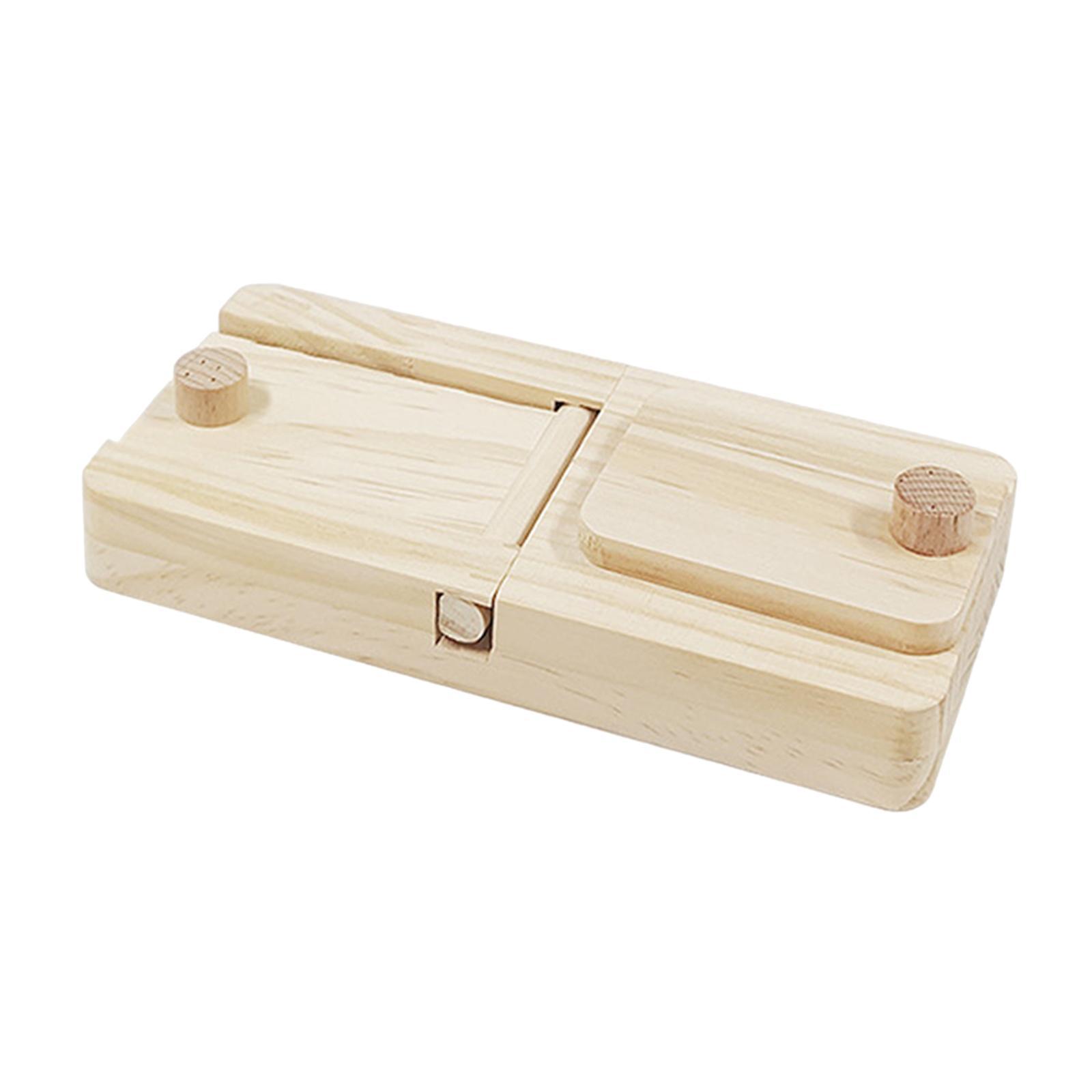 Wooden Enrichment Foraging Toy Chew Toys Interactive for Gerbil Rabbit