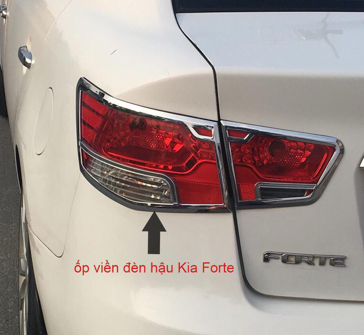 Bộ Ốp Viền Đèn Pha Hậu Cho Kia Forte