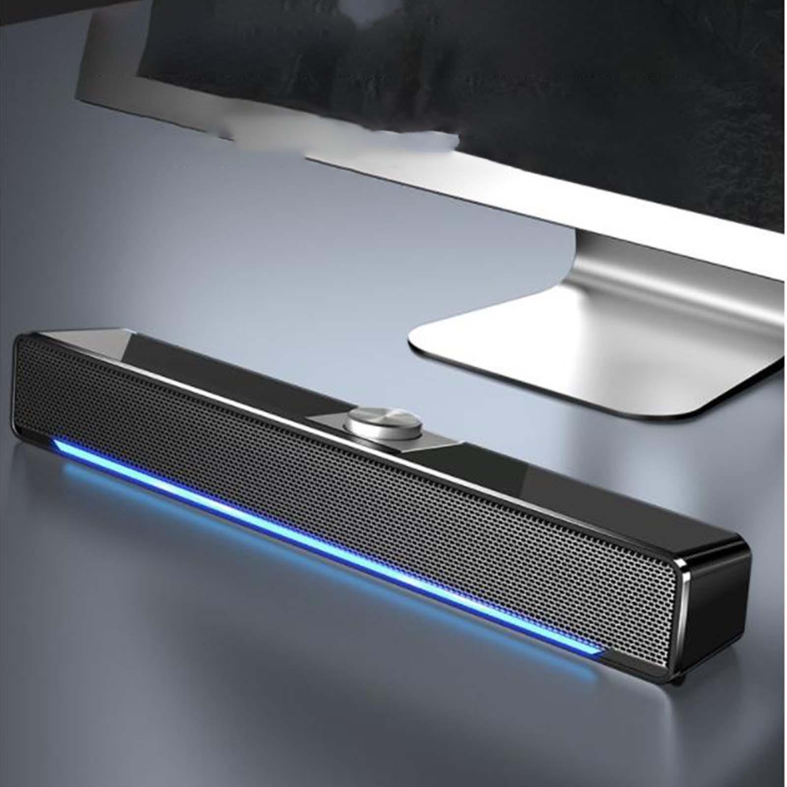 Computer Speaker 4D Stereo sound Bar Speakers for Computer Home Theater Desktop Monitor