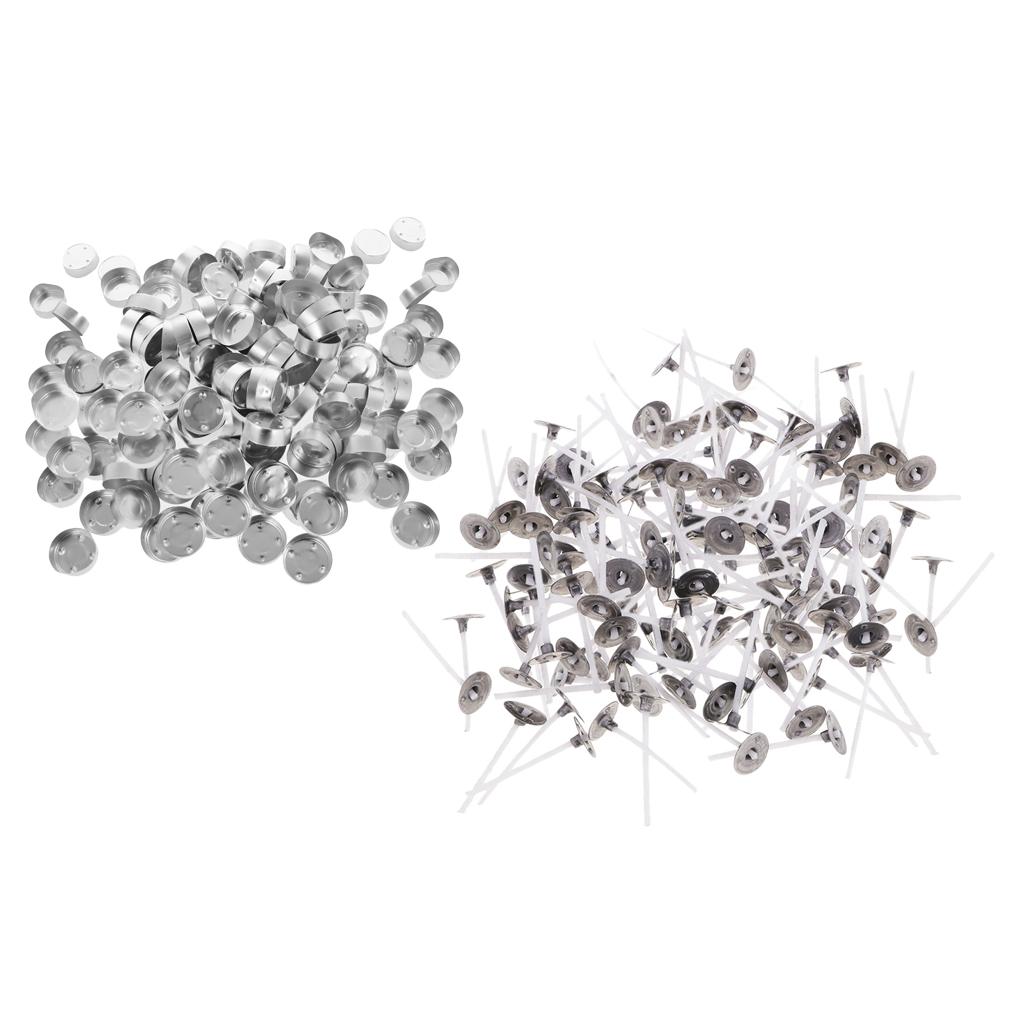 400 Chiếc Nhôm Đèn Ốp Lưng Đựng Nến Bấc Tự Làm Nến Hàng Thủ Công