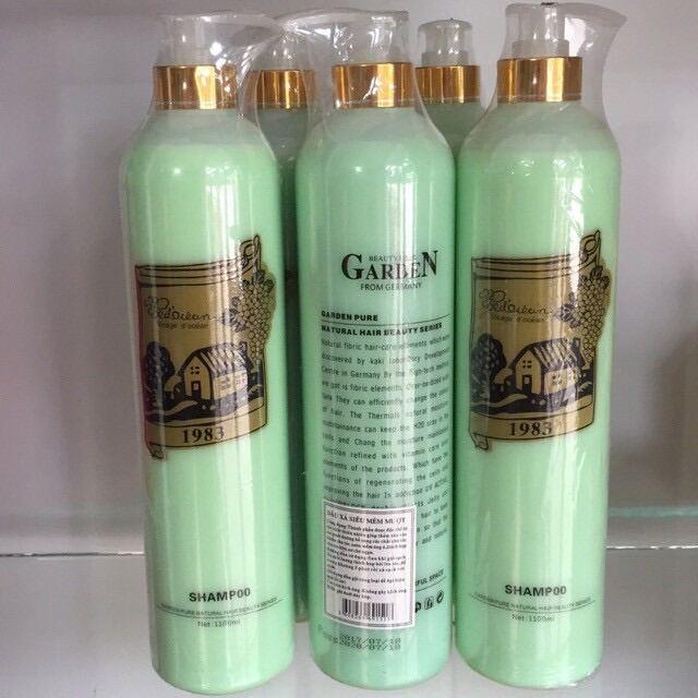 Cặp dầu gội + dầu xả Garden 1100ml