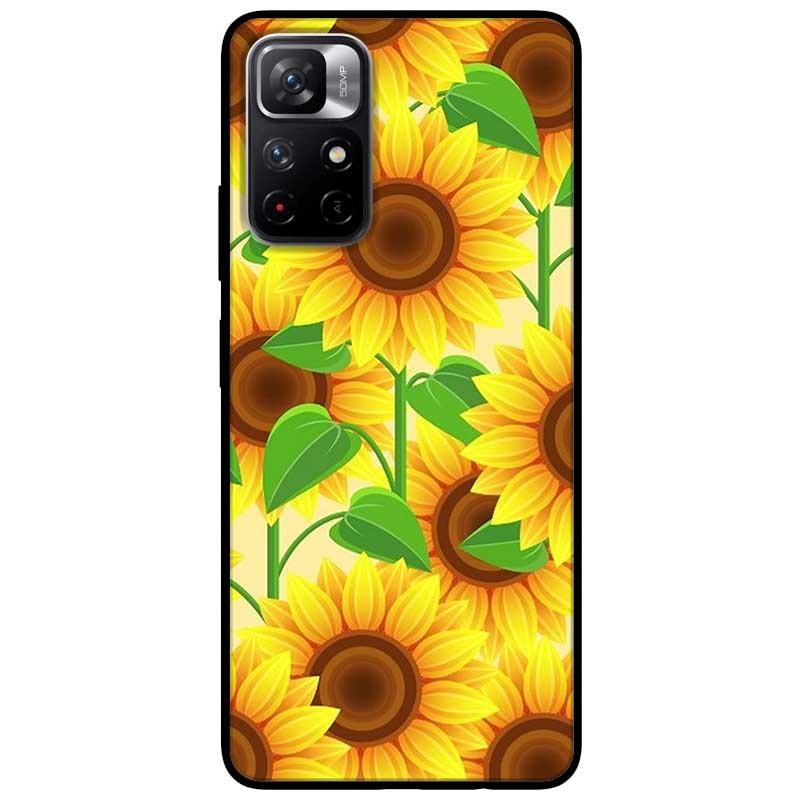 Ốp lưng dành cho Xiaomi Redmi Note 11 5G - Redmi Note 11T - Redmi Note 11S - Hoa Vàng