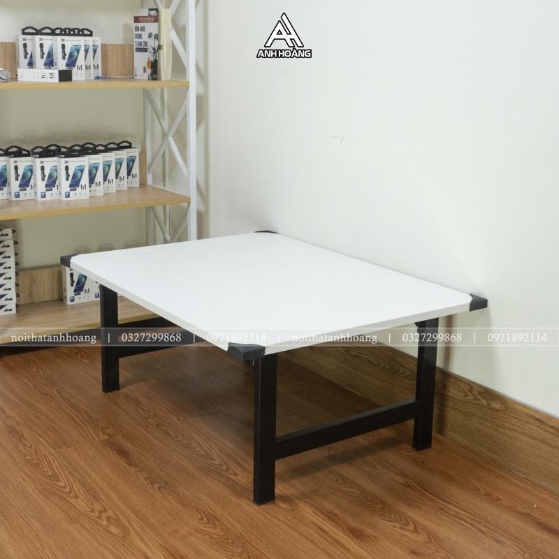 Bàn ngồi bệt size 80x60 cao 35cm gập gọn chân tiện lợi, gỗ MDF chống thấm mới