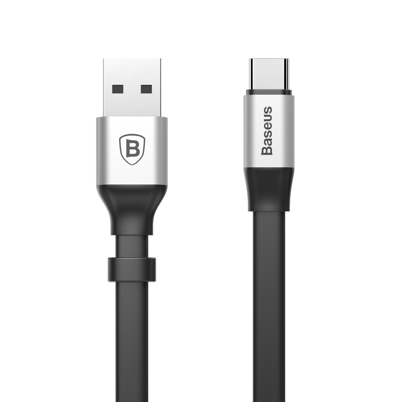 Cáp USB Type C 23cm 40W - Baseus Simple HW Quick Charge Cable - Hàng nhập khẩu