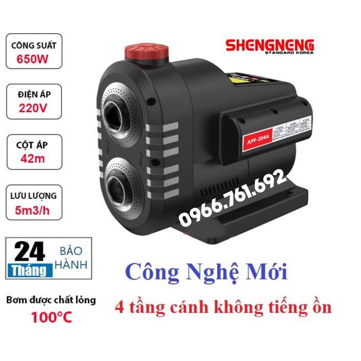 Máy bơm tăng áp biến tần SHENGNENG APF 204H (650W)