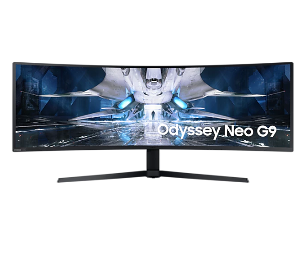 Màn Hình Cong Gaming Samsung LS49AG950NEXXV ( 49 Inch DQHD VA (5,120 x 1,440) 240Hz / 1ms / DP 1.4 / HDMI / USB Ports / Jack Audio 3.5 / G-Sync ) - Hàng Chính Hãng