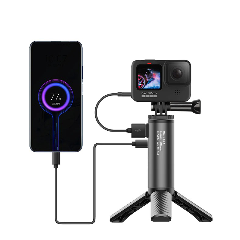 Ulanzi BG-4 / BG-3- Tripod Tích Hợp Pin Sạc Dự Phòng 5000mAh Cho Điện Thoại, Gopro, Máy Ảnh DSLR - Hàng Chính Hãng