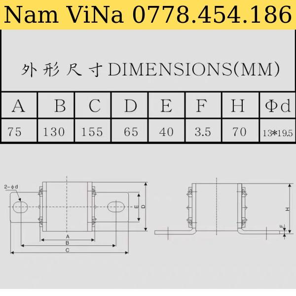 Cầu chì Zhengrong RS3-600 aR 450A 500A 550A 600A 500V-120KA