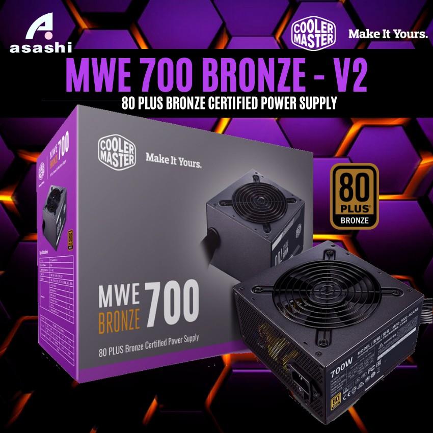 Nguồn máy tính Cooler Master MWE Bronze 700 V2 80 Plus Bronze - Hàng chính hãng