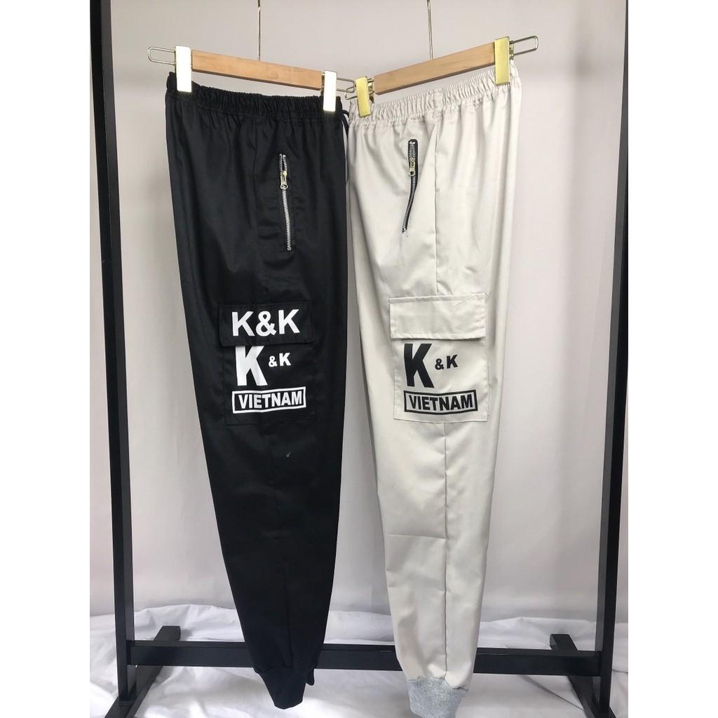 Quần kaki jogger K&amp;K in VIETNAM Chất kaki mềm mịn chuẩn form ( Kèm ảnh thật )