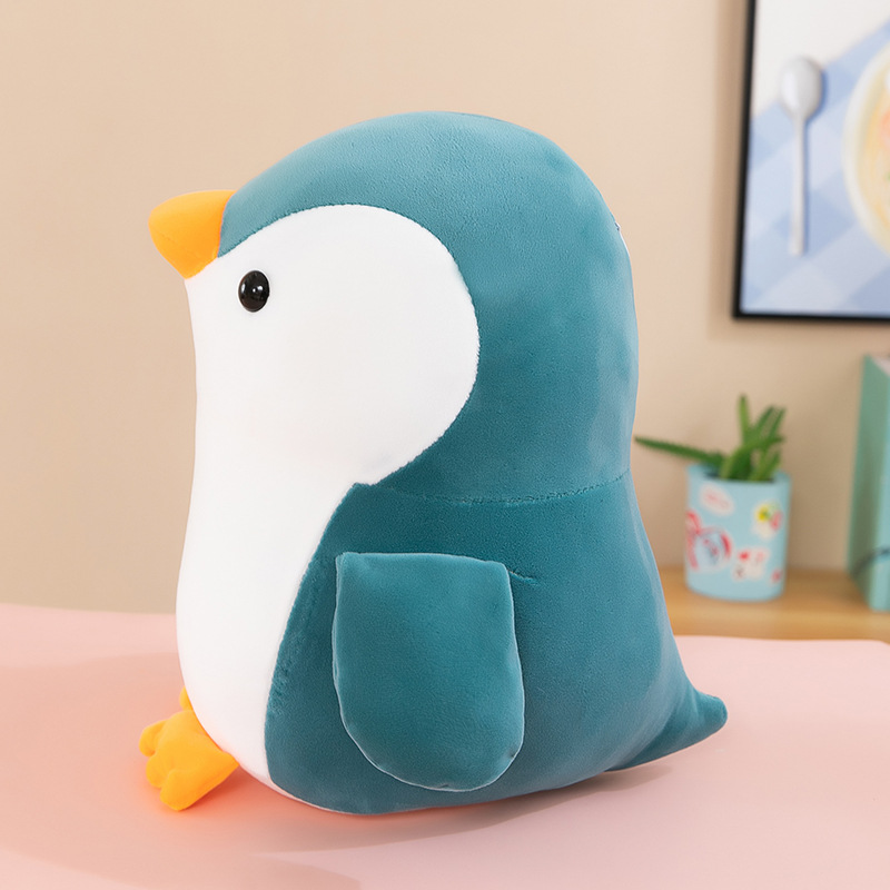 Gấu Bông Chim Cánh Cụt Mập Mềm Mịn Dễ Thương Mẫu Mới (25cm---&gt;45cm) Vải Miniso 4 Chiều Co Giãn Êm Ái, Hàng Cao Cấp An Toàn Cho Trẻ Nhỏ