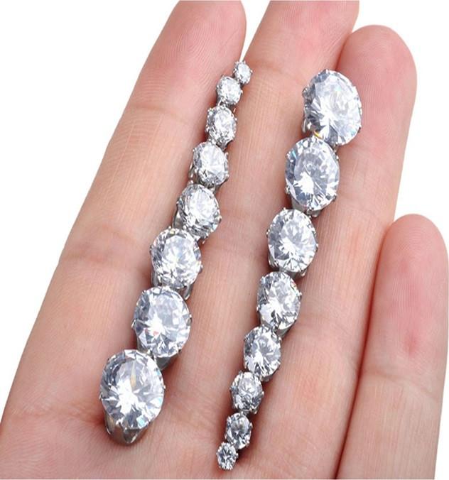 Bộ 2 chiếc bông tai inox đá pha lê cao cấp BT01 nhiều cỡ