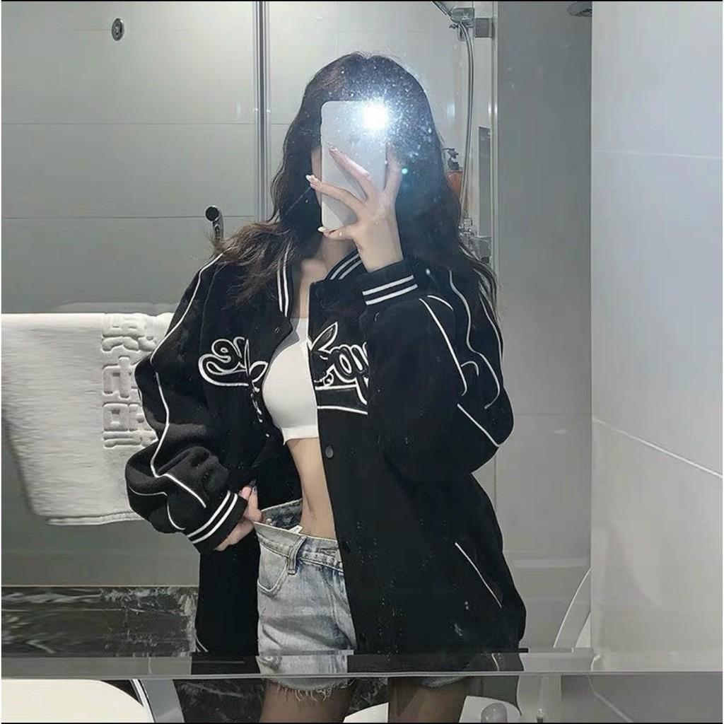 Áo khoác dù bóng chày unisex