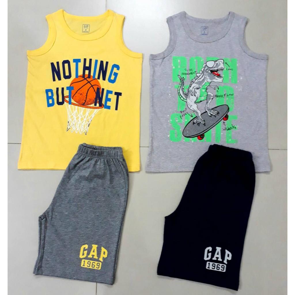 Bộ ba lỗ bé trai Gapkids đại sale lẻ size