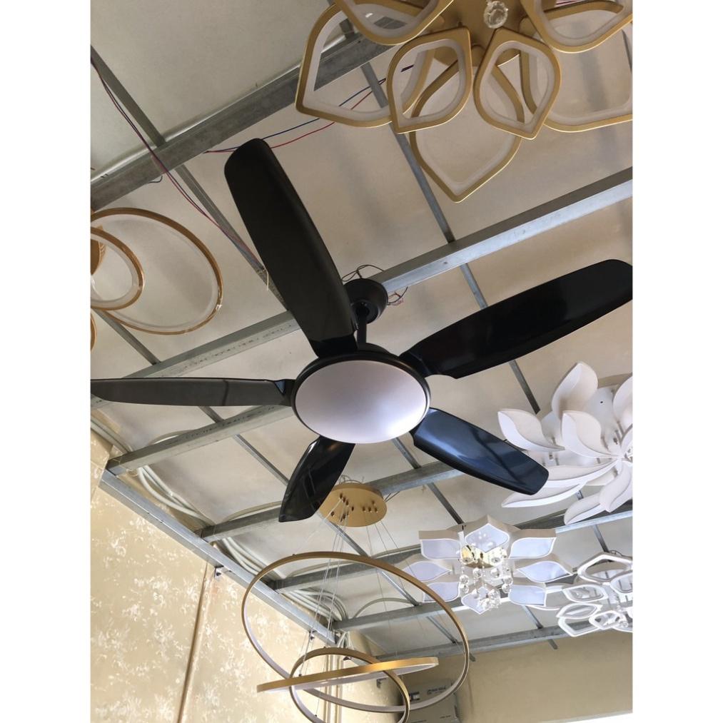Quạt đèn trần FETTER LED hiện đại 3 chế độ ánh sáng động cơ động chuẩn xịn 100%