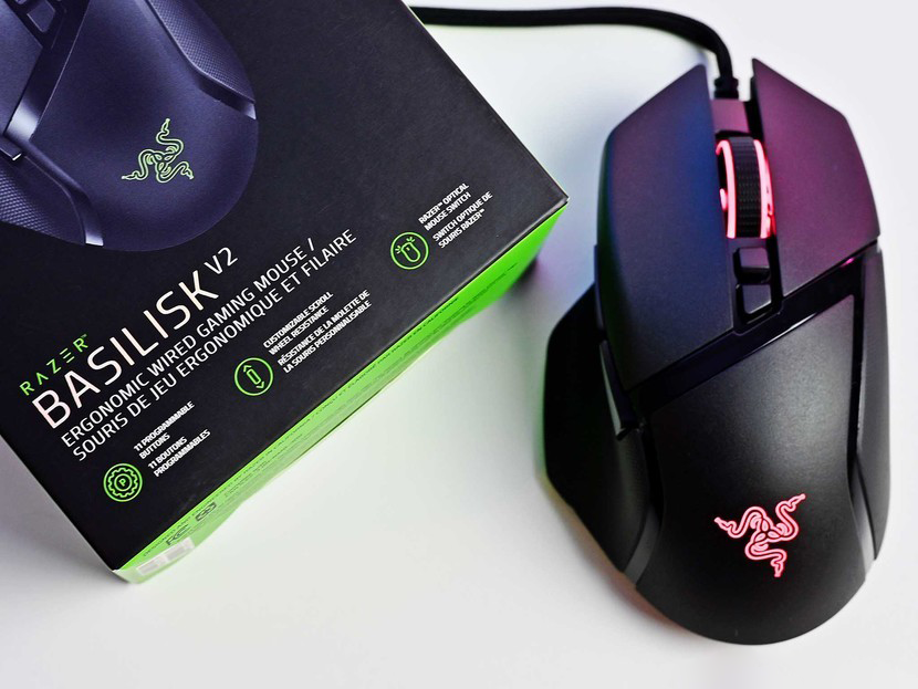 Chuột Razer Basilisk V2-Wired Ergonomic_RZ01-03160100-R3M1-HÀNG CHÍNH HÃNG