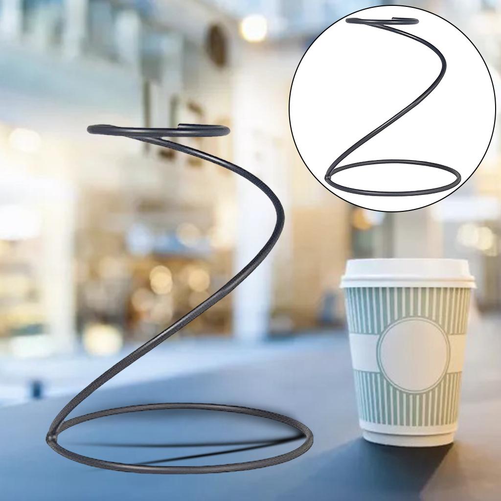 Iron Coffee Filter Holder Rack Coffee Filter Cup Stand for Home Kitchen Accs