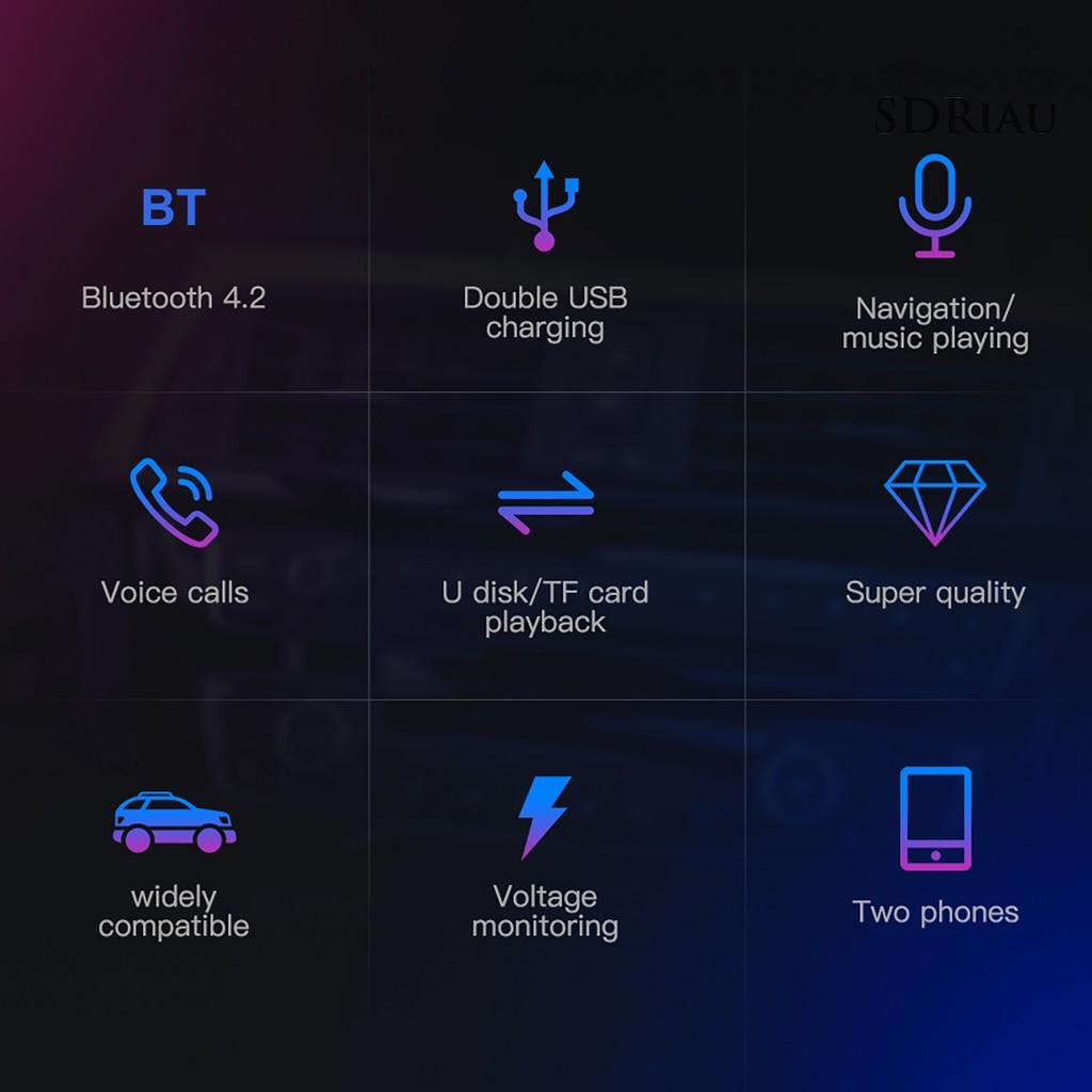 Máy Nghe Nhạc Mp3 Kết Nối Bluetooth Qc3.0 Hỗ Trợ Thẻ Nhớ Tf Kèm Phụ Kiện