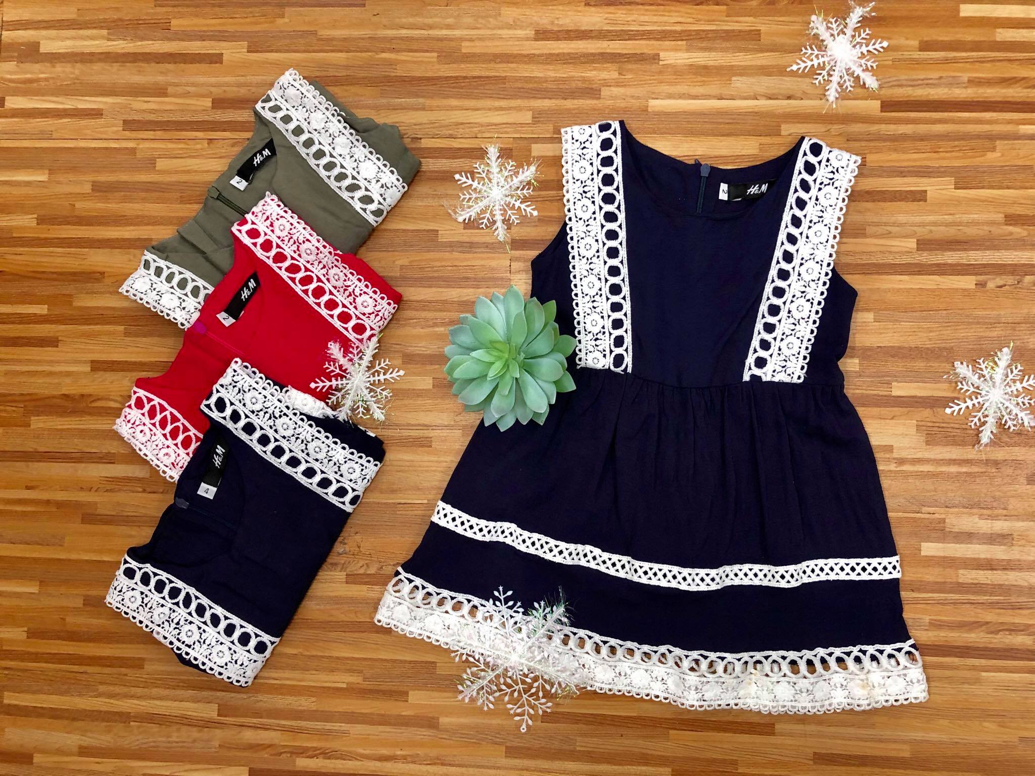 ĐẦM LINEN BÉ GÁI
