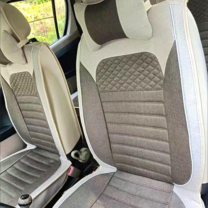Bọc ghế ô tô vải lanh thoáng mát bốn mùa BG14