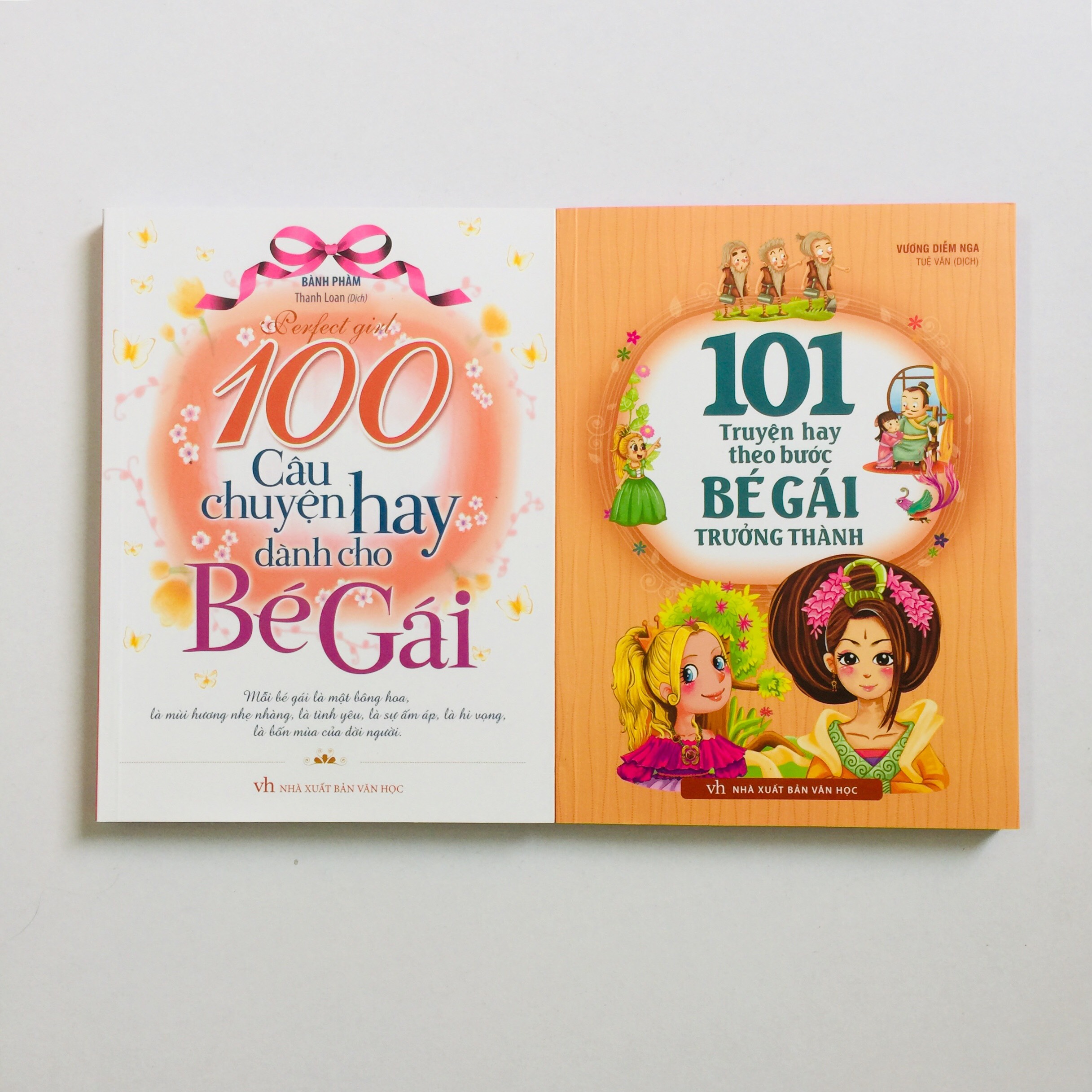 Combo 2 cuốn truyện dành cho bé gái 100 Câu Chuyện Hay Dành Cho Bé Gái - 101 Truyện hay theo bước BÉ GÁI trưởng thành