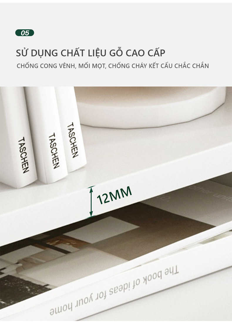 Kệ sách để bàn đa năng decor bàn làm việc cực xinh thương hiệu IGA - GP261