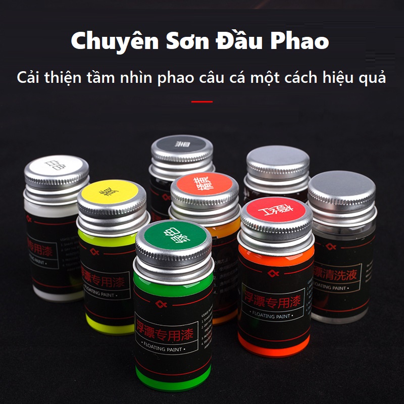 Sơn Nổi Đầu Phao Dạ Quang Cao Cấp Huansheng 30ml Chuyên Sửa Chữa Phao Câu Cá Giúp Phao Bắt Mắt Hơn PKK13 - Sanami Fishing