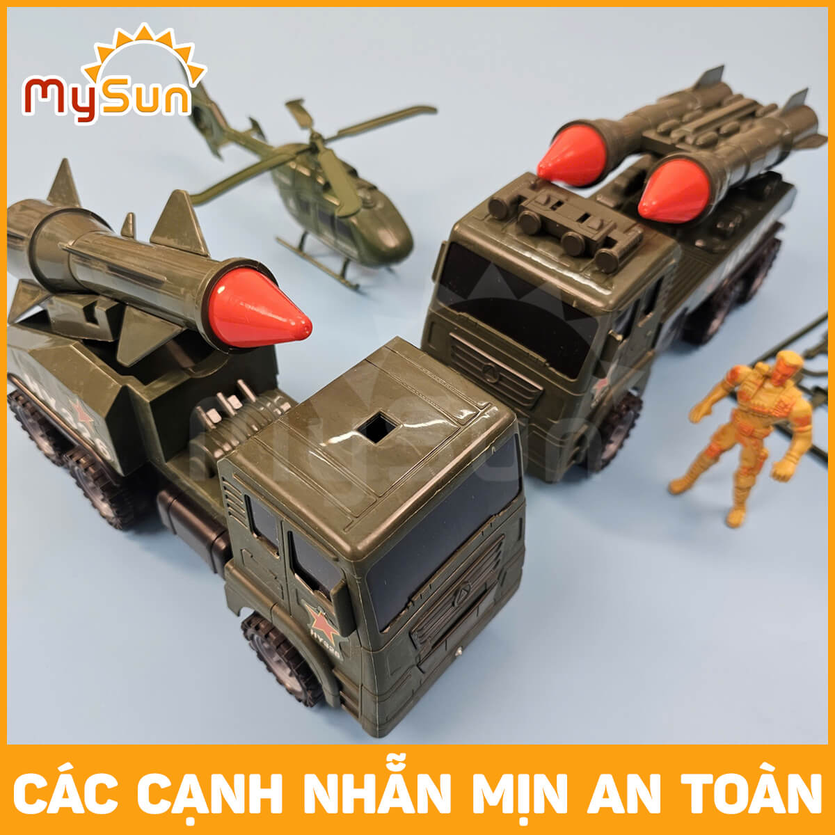 Mô hình xe cứu hỏa đồ chơi bộ mô hình xe ô tô thang cứu hỏa cho bé MySun