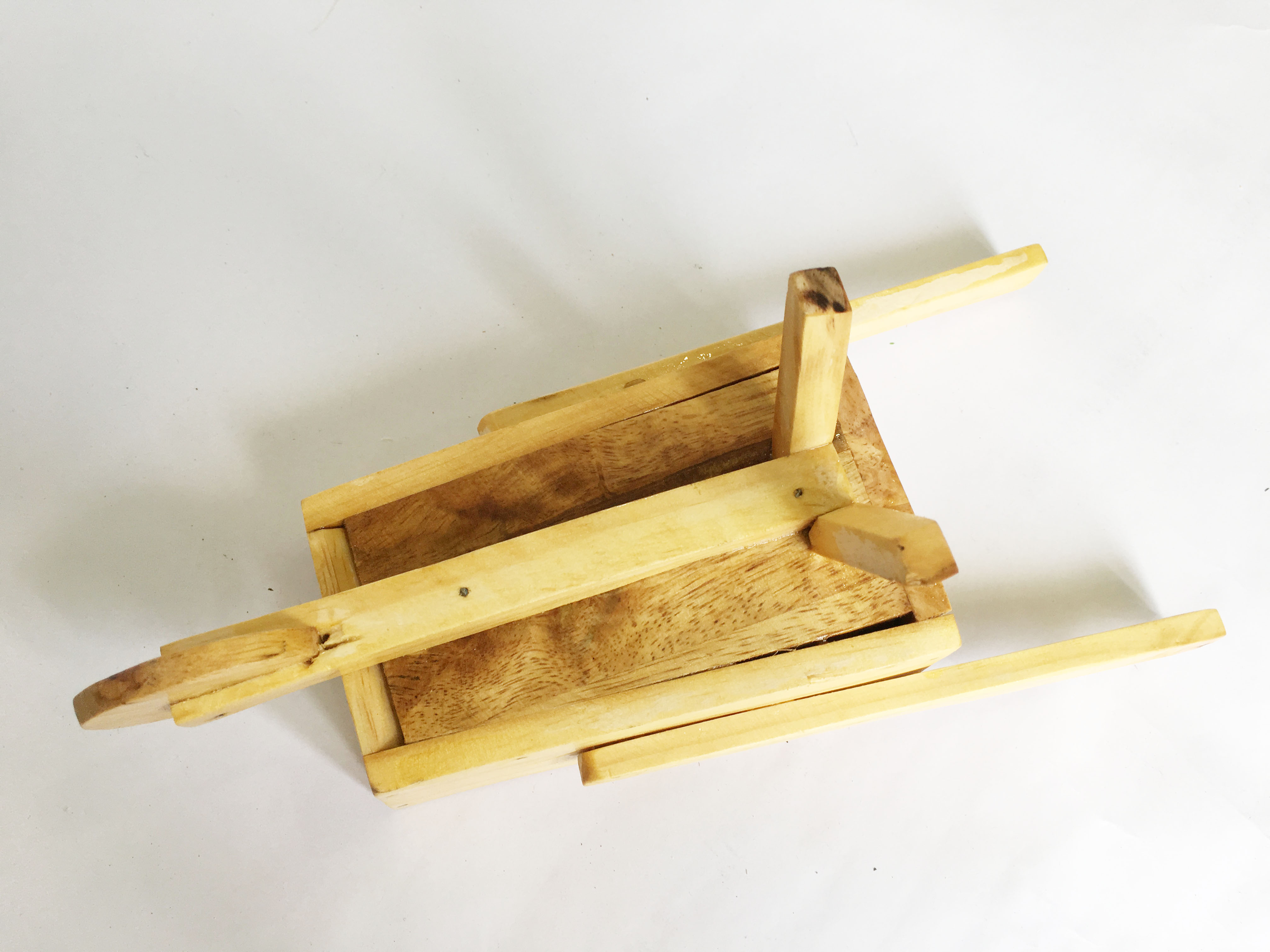 Xe rùa gỗ mini - phụ kiện trang trí đa năng