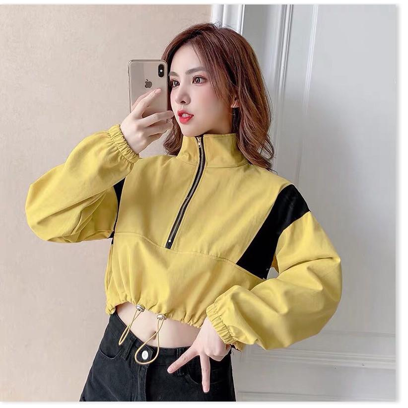 Áo khoác dù nữ dây rút lai cực HOT