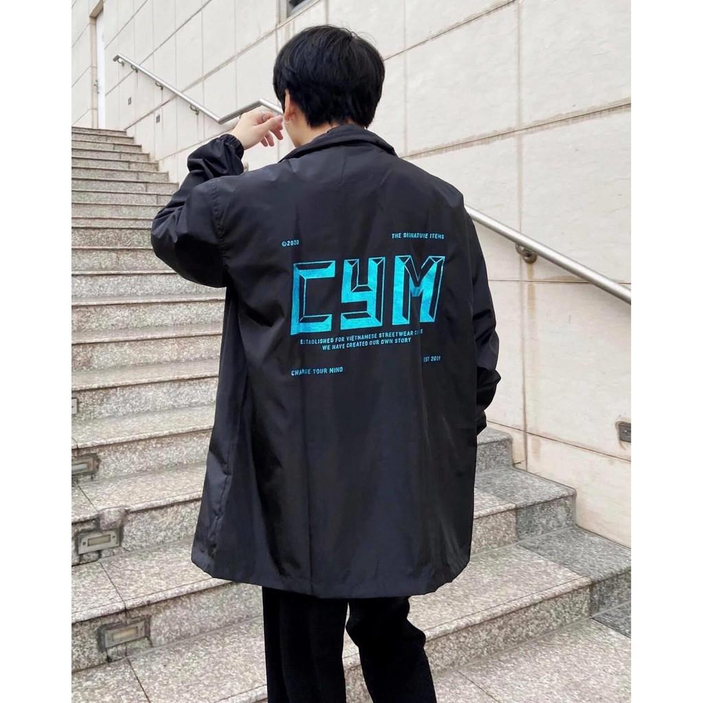 Áo khoác C.Y.M màu đen unisex năng động cá tính