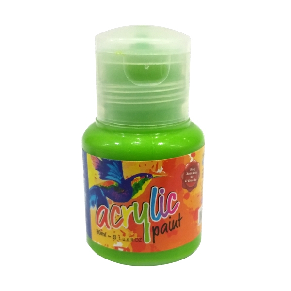 Chai Màu Vẽ Acrylic 30ML - Màu Xanh Lá