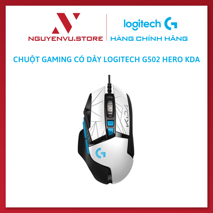 Chuột Gaming Logitech G502 Hero KDA - Hàng Chính Hãng