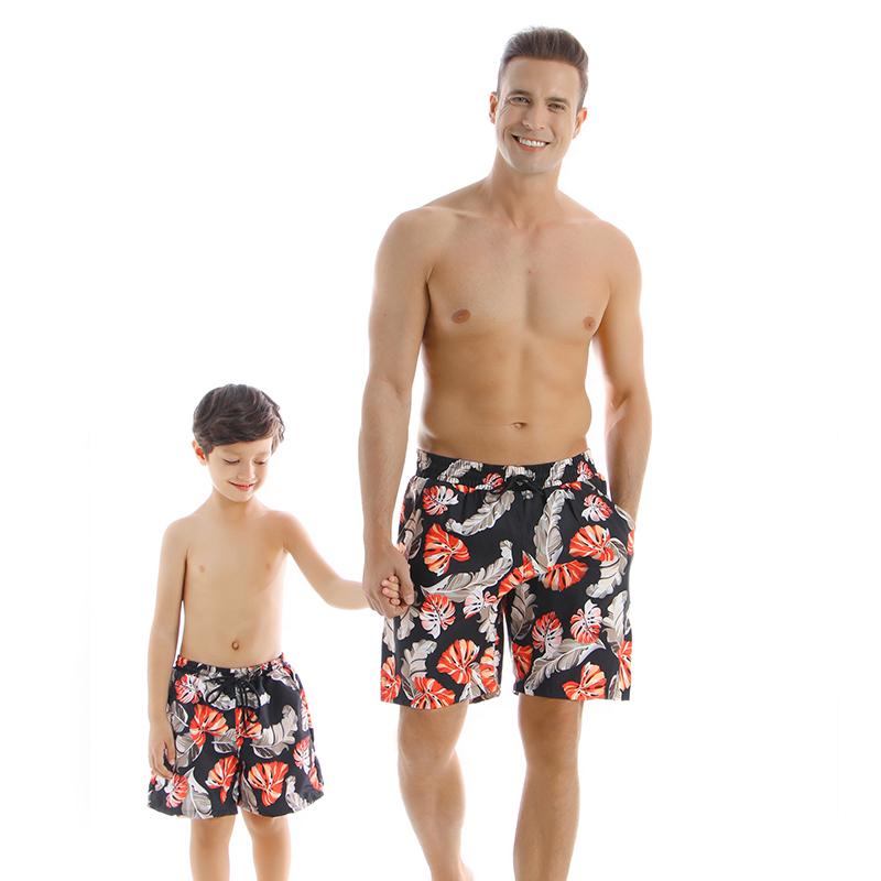Họ Phù Hợp Với Đầm Mẹ Con Gái Bikini Phù Hợp Với Bố Sơn Bãi Biển Ban Ngắn Cho Mùa Hè Đi Biển Họ Phù Hợp Với Đồ Bơi
