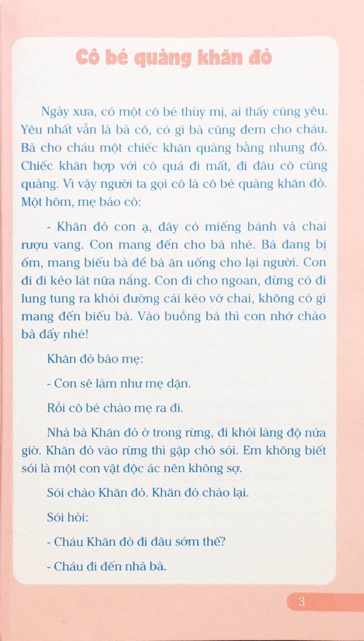 NDB - Truyện cổ tích thế giới hay nhất Cô bé quàng khăn đỏ