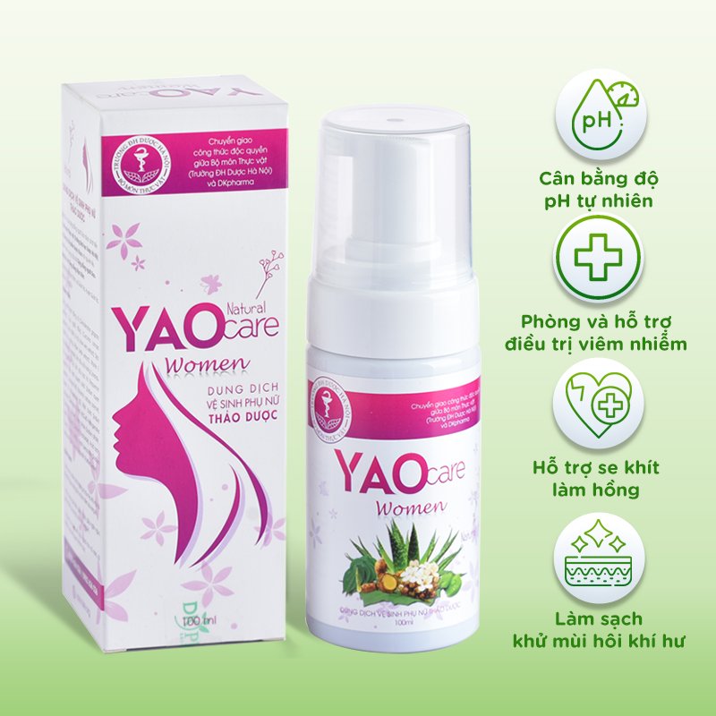 Dung Dịch Vệ Sinh Phụ Nữ Dk Pharma Yaocare Women 100Ml