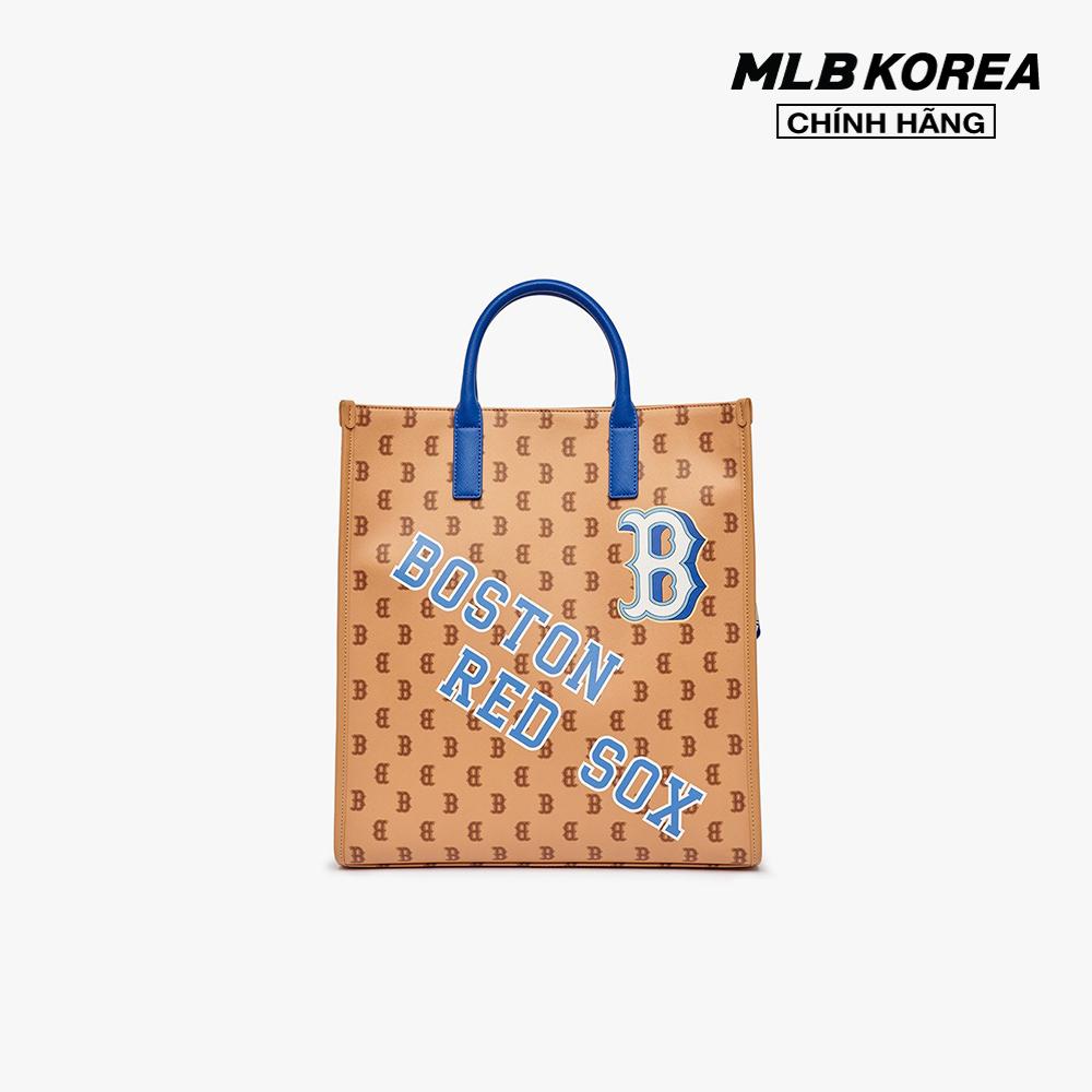 MLB - Túi tote unisex chữ nhật Monotive Coated Canvas Vertical 3AORM053N