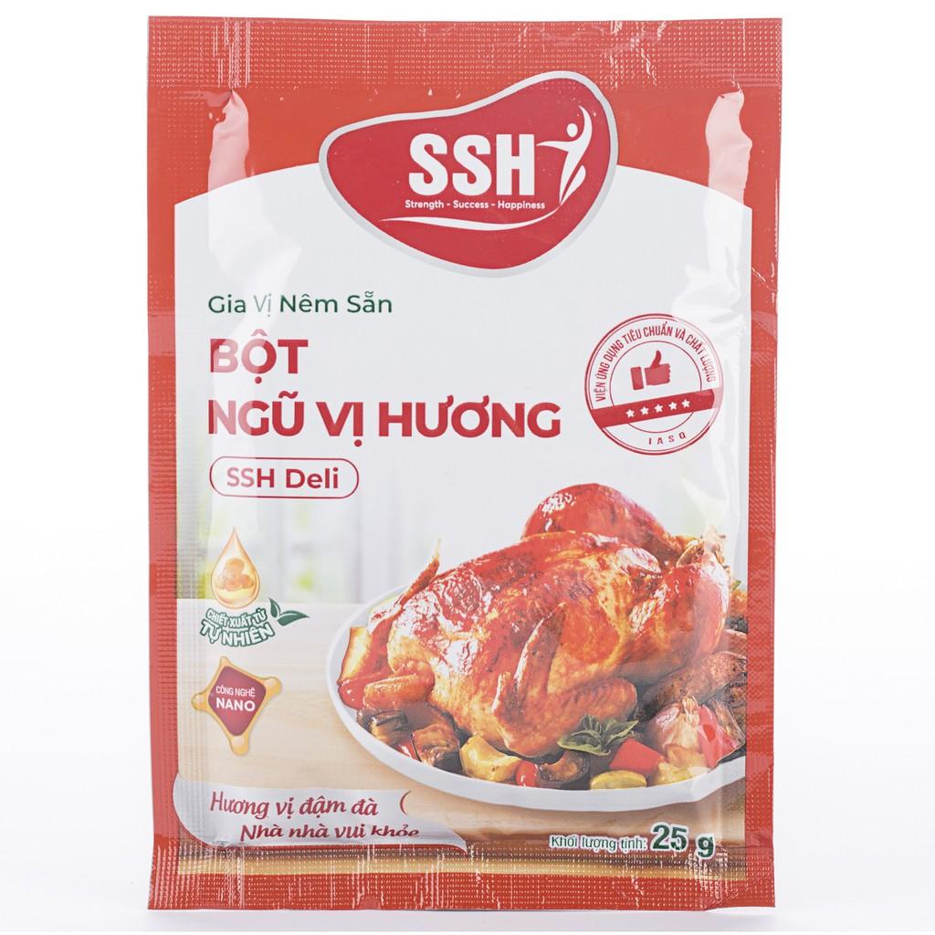 Gia vị nêm sẵn bột ngũ vị hương SSH Deli - Hàng chính hãng - 100% hương liệu thiên nhiên