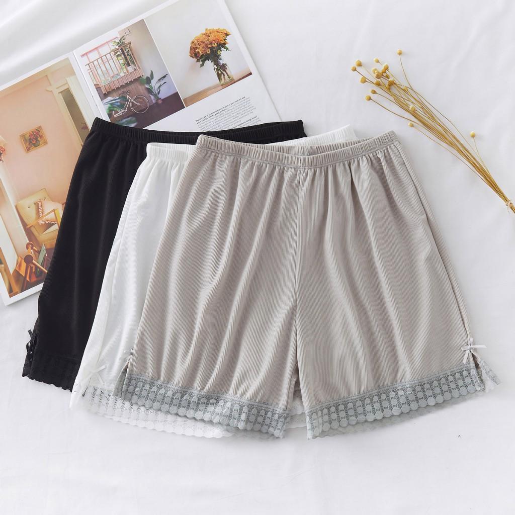Quần Short Nữ Nhiều Màu Viền Ren Mặc Hè Siêu Mát QS04