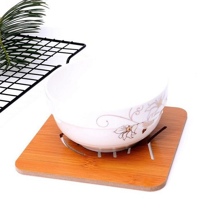 MIẾNG LÓT NỒI BÁT ĐĨA BẰNG GỖ SANG CHẢNH 14,5CM TỔNG KHO SỈ GIA DỤNG