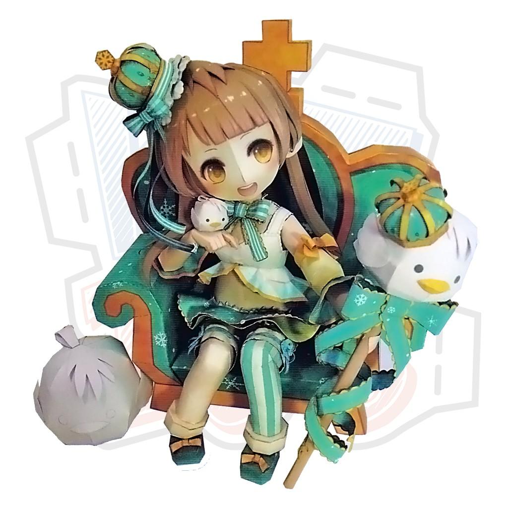 Mô hình giấy Anime girl cute Chibi Kotori Minami - Love Live