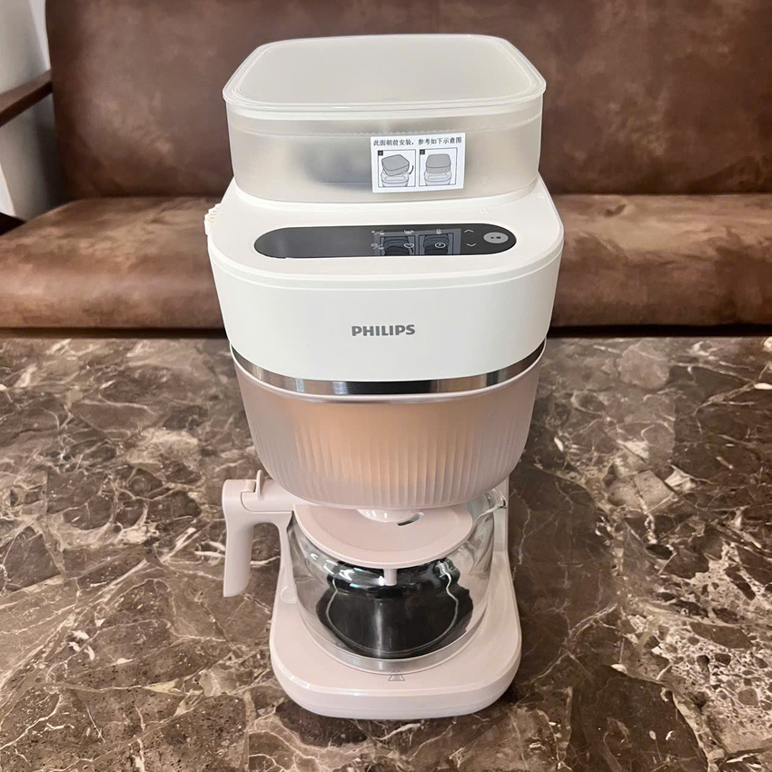 Máy pha cà phê nóng và lạnh Drip nhỏ giọt thương hiệu Hà Lan cao cấp Philips Morgen HD7997 - Hàng nhập khẩu