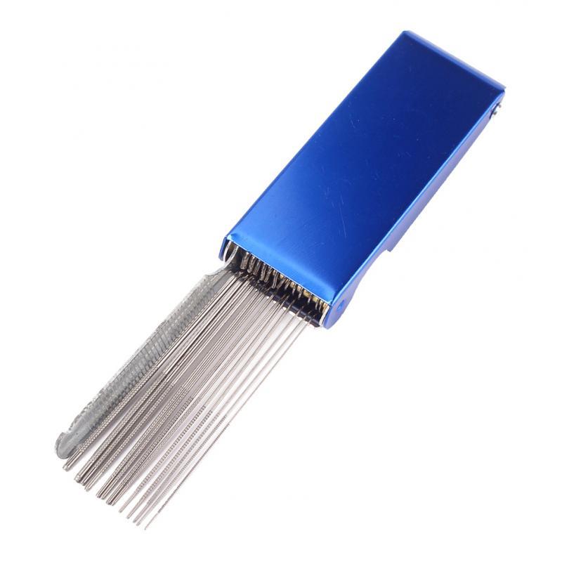 Đàn Guitar Cầu Pin Lỗ Tập Tin Dài Tập Tin Công Cụ Sửa Chữa Bộ 14 Số Lượng Lớn
