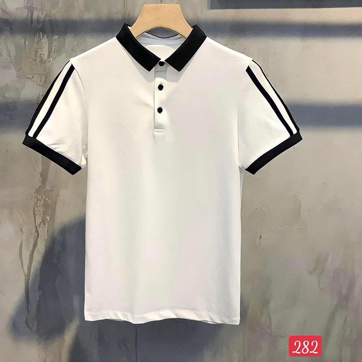 Áo thun polo nam cổ bẻ tay ngắn Vải Thun Cotton cá sấu Cao Cấp co giãn 4 chiều mặc mát, co giãn Skymen fashion