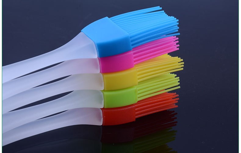 Cây Cọ Silicon chịu nhiệt độ cao, Cán Trong Quét Dầu, Bơ, Kem Trang Trí Bánh