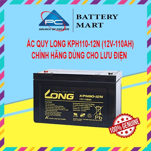 Ắc Quy LONG KPH110-12N (12V-110Ah)